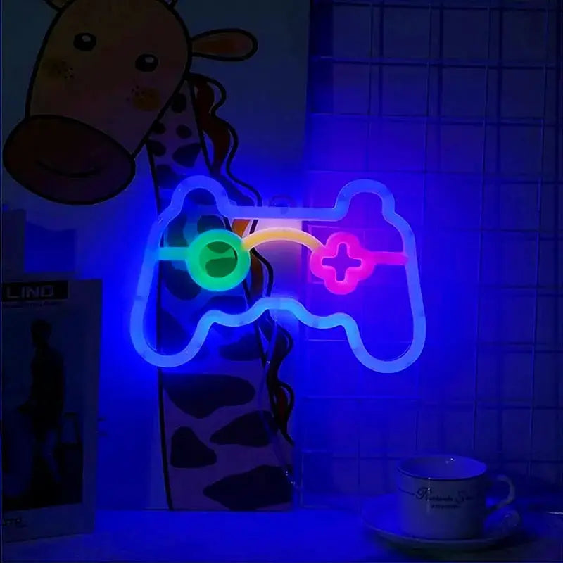 USB Or Battery Powered Gaming Neon Sign Table Lamp, Gaming LED - Premium neon sign from Lizard Vigilante - Just $33.88! Shop now at Lizard Vigilante