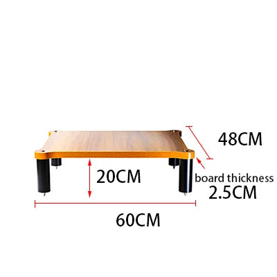 🎶 CHANGELIN Iron Reverb HiFi Audio Rack — Heavy-Duty CD Player, DAC & Amplifier Cabinet with Shock-Absorbing Spikes for Pure Sonic Power