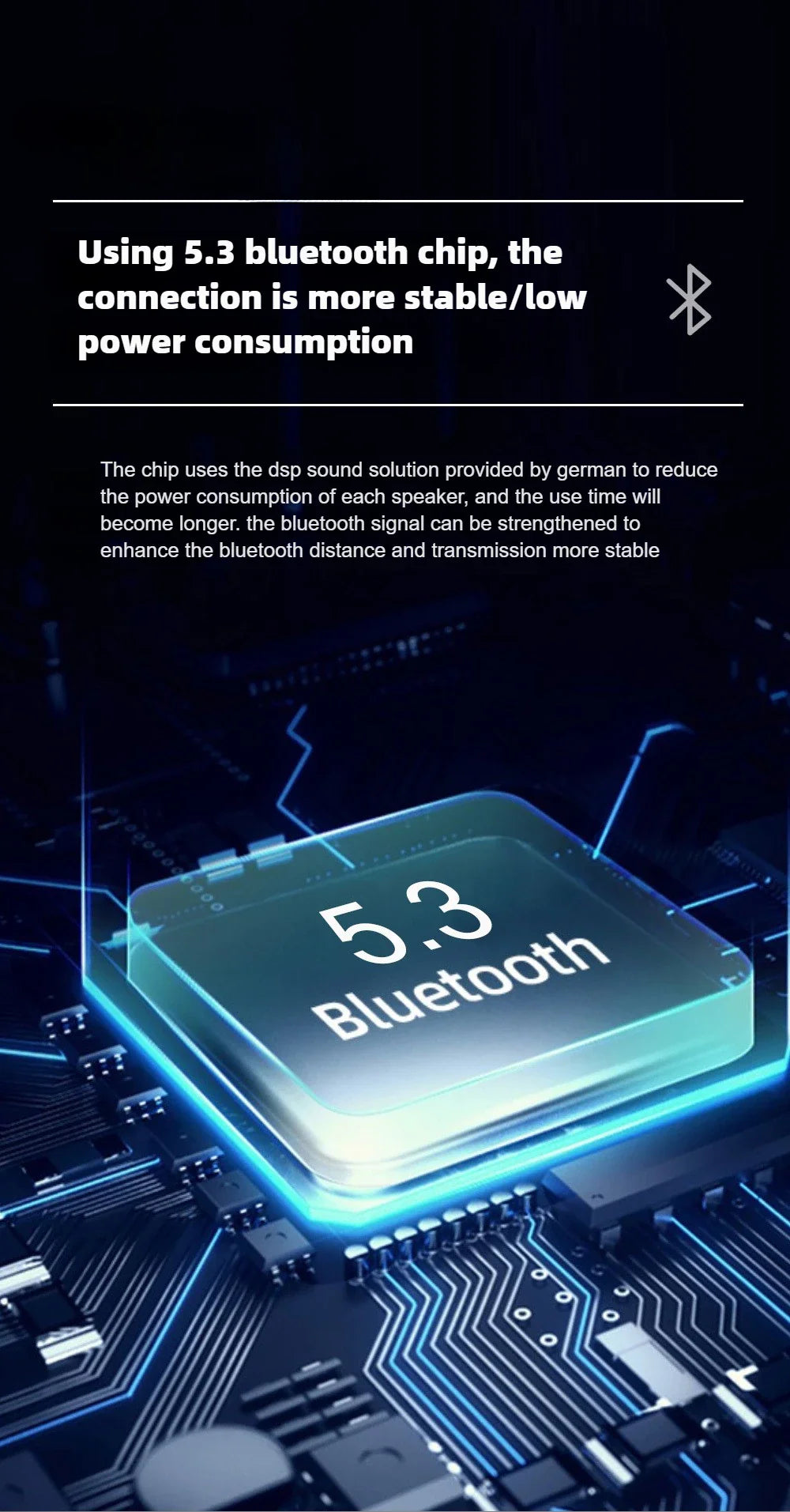 Outdoor portable wireless Bluetooth speaker, subwoofer, car and home with colorful lights, atmospheric small mini speaker