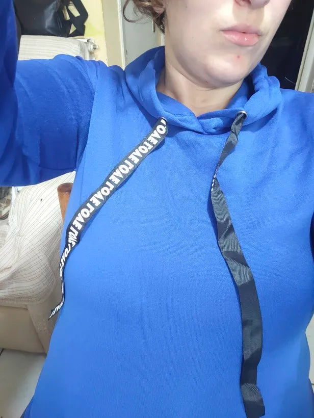 Ribbon Riot Street Hoodie — Letter-Laced Thunder (Ultra-Light Slim Pullover)