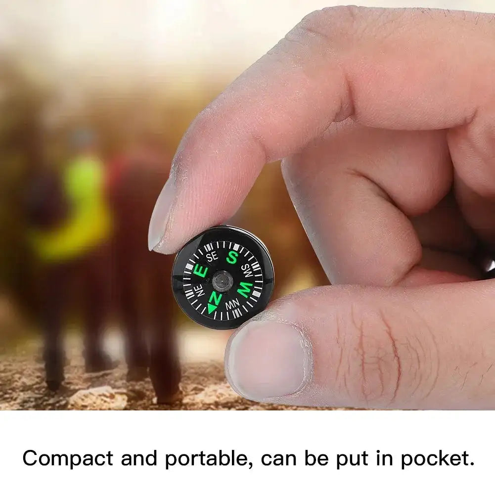 5PCS Portable Mini Compass for Camping Hiking Navigation Tools Outdoor Sports Mountaineering Survival Handheld Tactical Compass