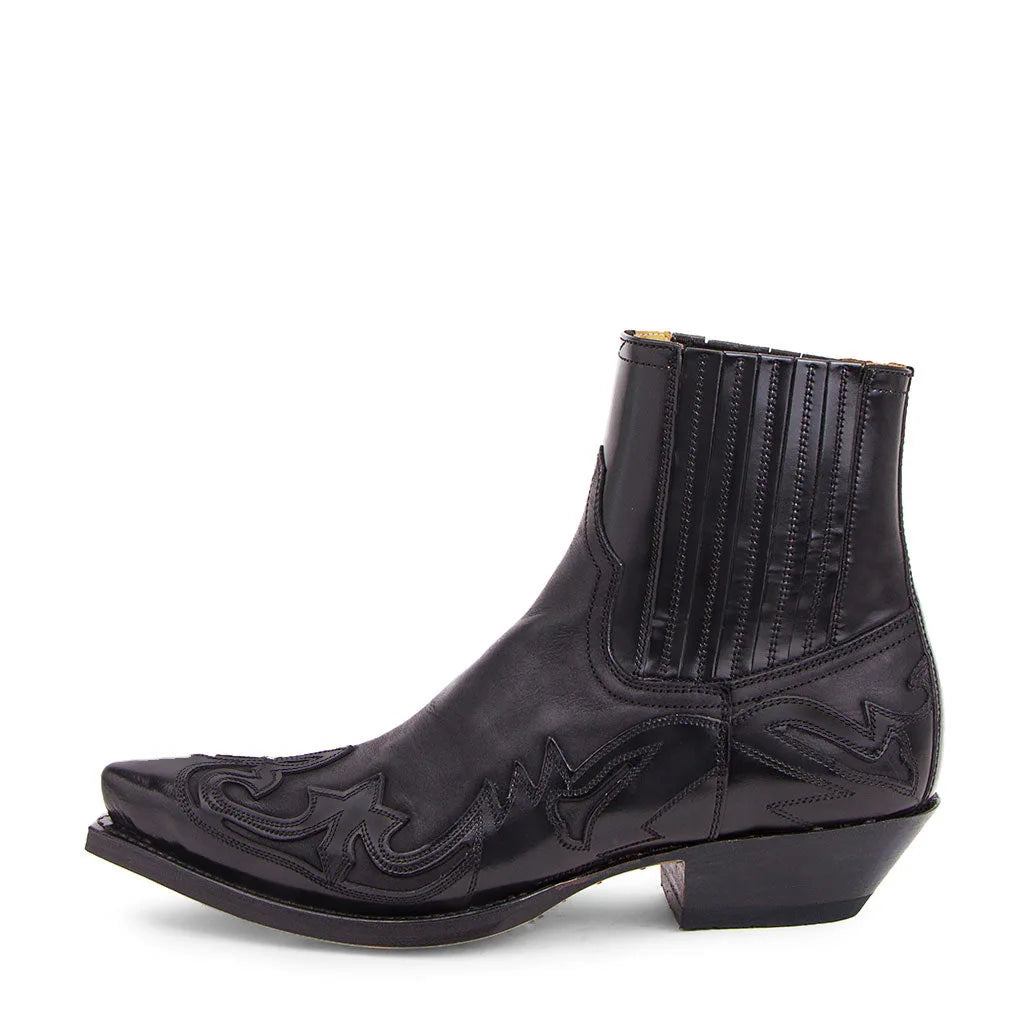 Men's Retro Cowboy Boots with Embroidery | Steampunk Leather Ankle Boots | Western Martin Boots - Premium boots from Lizard Vigilante - Just $58.88! Shop now at Lizard Vigilante