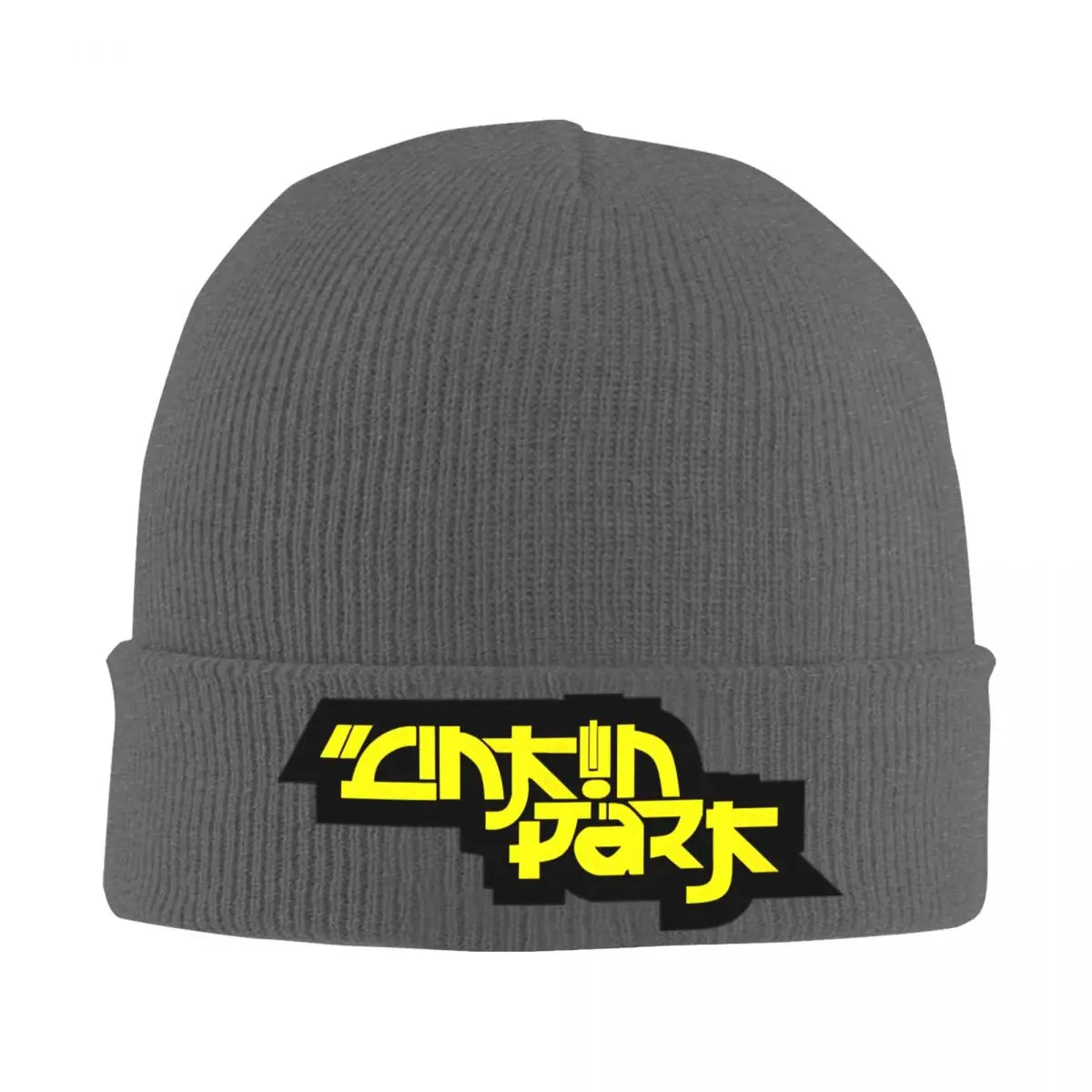 Linkin Park Yellow Logo Beanie Hat - Rock Nu-Metal Knit Cap for Adults & Unisex - Cozy Autumn Gift Idea - Premium unisex beanie from Lizard Vigilante - Just $22.88! Shop now at Lizard Vigilante