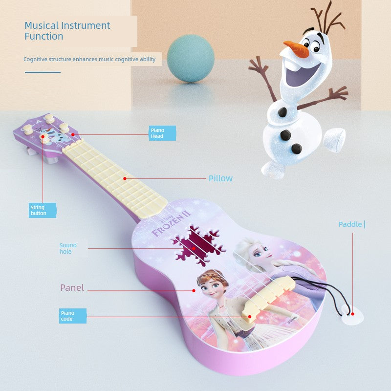 Frozen-Inspired Musical Ukulele for Girls – Interactive Toy Instrument, Ages 3-10 - Premium ukelele from Lizard Vigilante - Just $23.88! Shop now at Lizard Vigilante