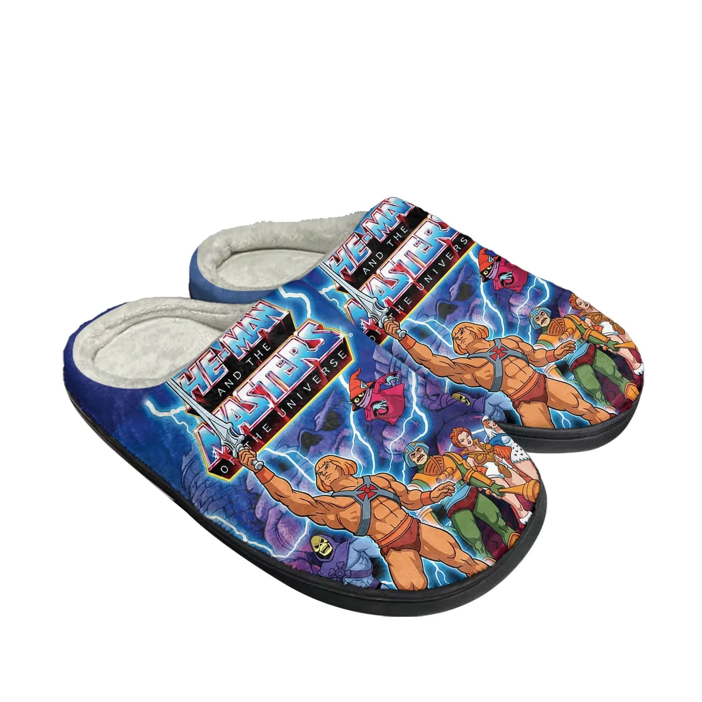 He-Man Masters of The Universe Home Slippers Cotton Mens Womens Sandals Plush Casual Keep Warm Shoes Thermal Slipper - Premium slippers from Lizard Vigilante - Just $29.99! Shop now at Lizard Vigilante