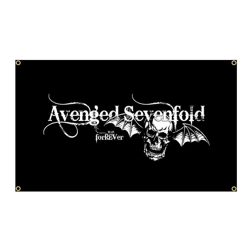 Avenged Sevenfold Heavy Rock Band Flag - 3x5FT Polyester Printed Banner for Decoration - Premium flag from Lizard Vigilante - Just $15.99! Shop now at Lizard Vigilante