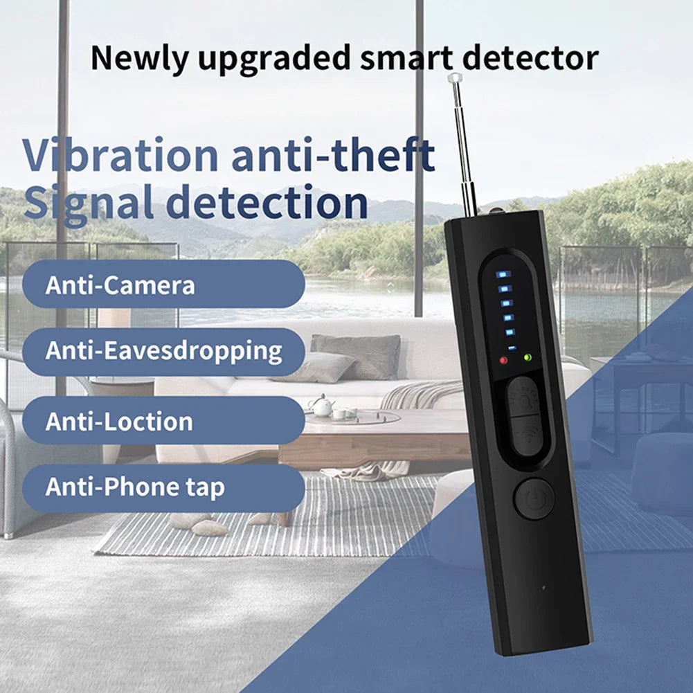 Hidden Camera Detector Anti-Spy Car GPS Tracker Listening Device Bug RF Wireless All Signal Scanner Gadget Security Protection - Premium  from Lizard Vigilante - Just $39.99! Shop now at Lizard Vigilante