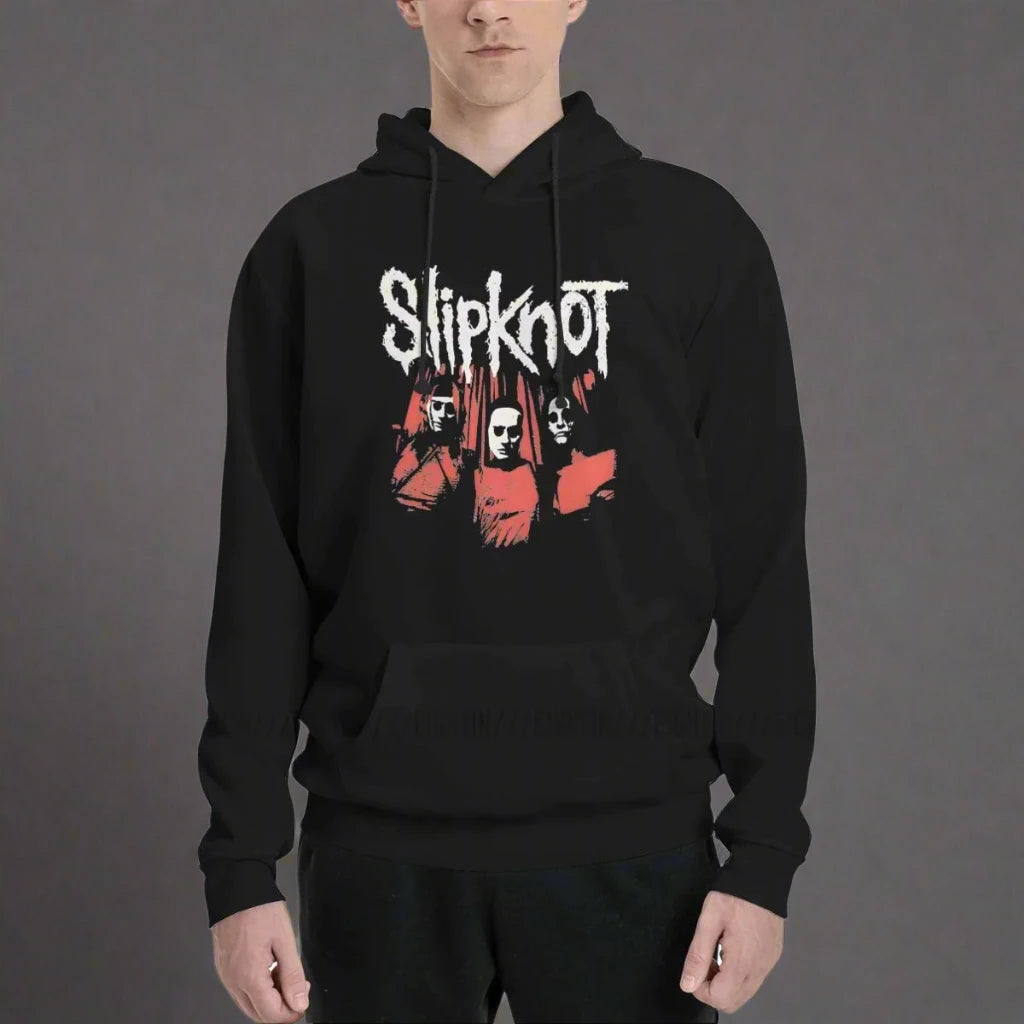 Slipknots Heavy Metal Hoodie - Rock Punk Music Sweatshirt for Men & Women - Premium hoodie from Lizard Vigilante - Just $38.88! Shop now at Lizard Vigilante