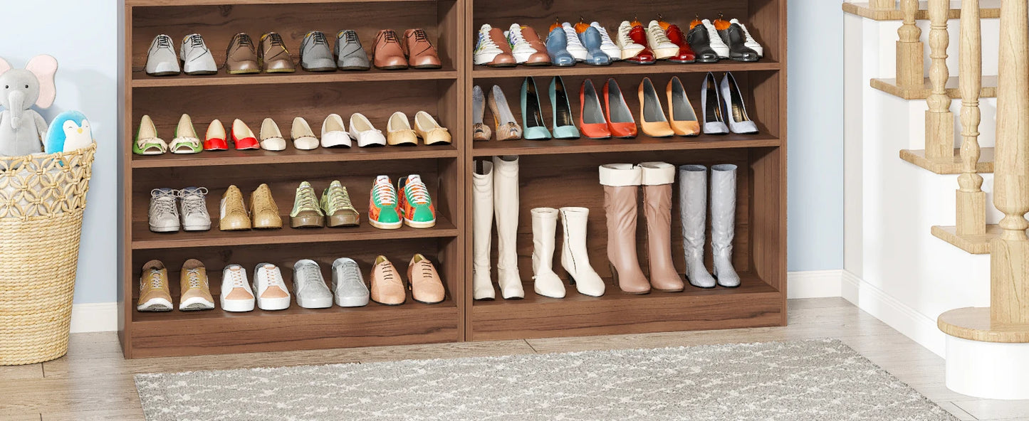 Tribesigns Tower of Soles — 9-Tier 70" Heavy-Duty Wood Shoe Fortress | Holds 40–45 Pairs of Chaos-Controlled Kicks