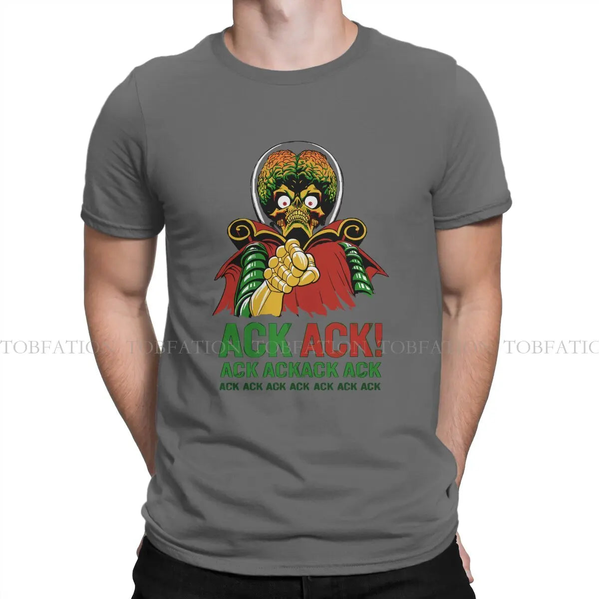 Mars Attacks Alien Sci-Fi Movies TShirt for Men Ackack Humor Leisure Tee T Shirt High Quality New Design Fluffy - Premium  from Lizard Vigilante - Just $19.99! Shop now at Lizard Vigilante