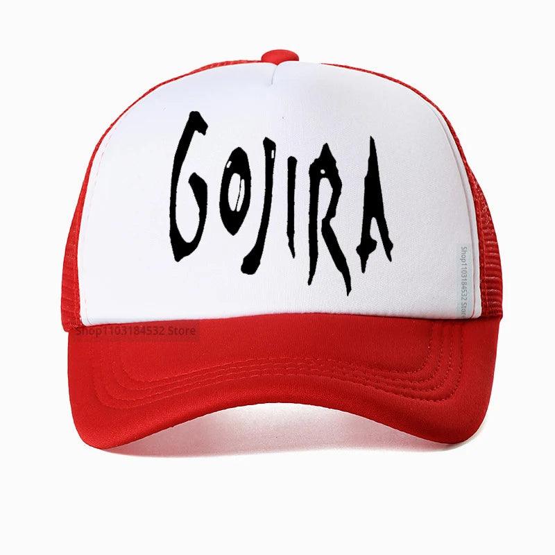 Gojira Baseball Cap Metal Rock Hat Summer Cotton Mesh Trucker Caps Gojira Band Hats French Heavy Metal Band Skull Cap - Premium hat from Lizard Vigilante - Just $18.99! Shop now at Lizard Vigilante