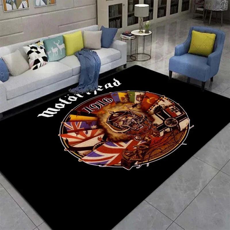 Motörhead Band Printed Carpet Living Room Bedroom Fashionable and Beautiful Anti Slip Carpet Photography Props Birthday Gift - Lizard Vigilante