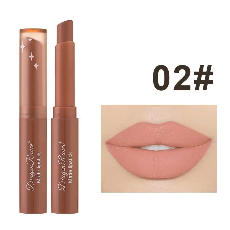 Matte Nude Lipstick 24 Hours Long Lasting Water Resistant Lip Gloss Natural Moisturizing And Sexy Korean Cosmetics For Female