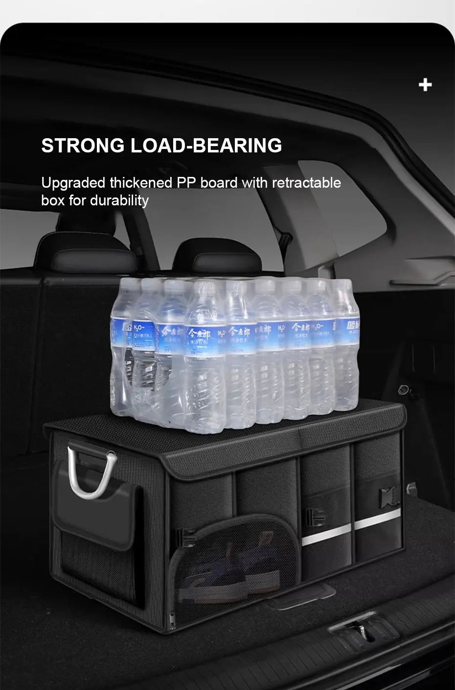 SEAMETAL Large Capacity Car Trunk Organizer 36L/72L/110L Foldable Car Storage Box Waterproof Storage Bag for Fishing Camping - Premium  from Lizard Vigilante - Just $8.99! Shop now at Lizard Vigilante