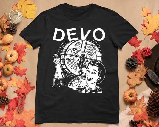 Devo Band T Shirt All Size S M L 234XL Cotton Men And Women Gates of Steel - Premium T-Shirt from Lizard Vigilante - Just $24.99! Shop now at Lizard Vigilante