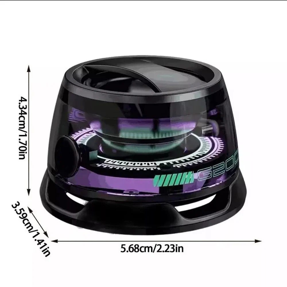 Multifunctional Bluetooth 5.3 Speaker Mini Speaker Portable Magnetic Speaker with RGB Color Light and Phone Holder for ios 2025