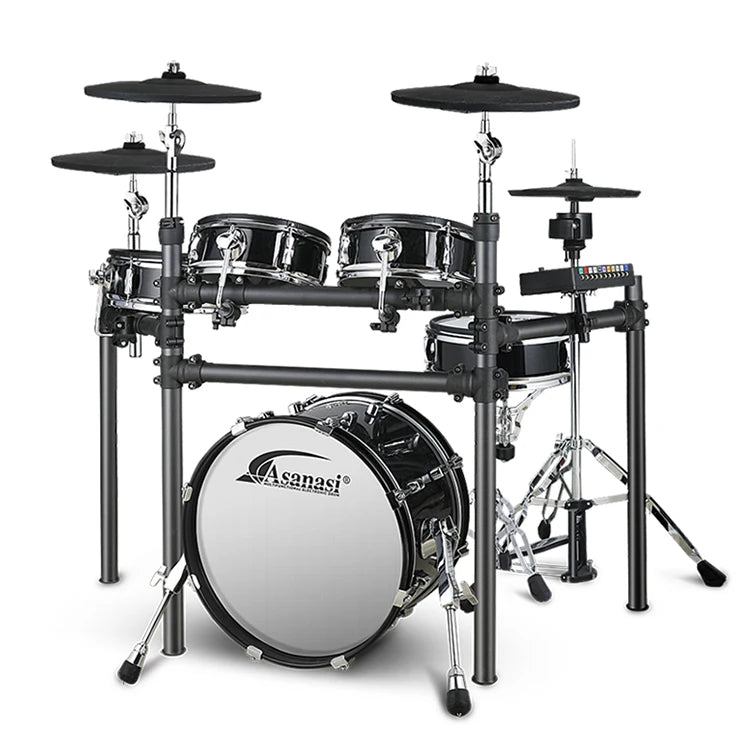 Good Quality Adult Electronic Drum Set - Compact MX517 Electric Drum Kit with Rubber Drum Heads, Black Finish - Premium drum kit from Lizard Vigilante - Just $1581.08! Shop now at Lizard Vigilante