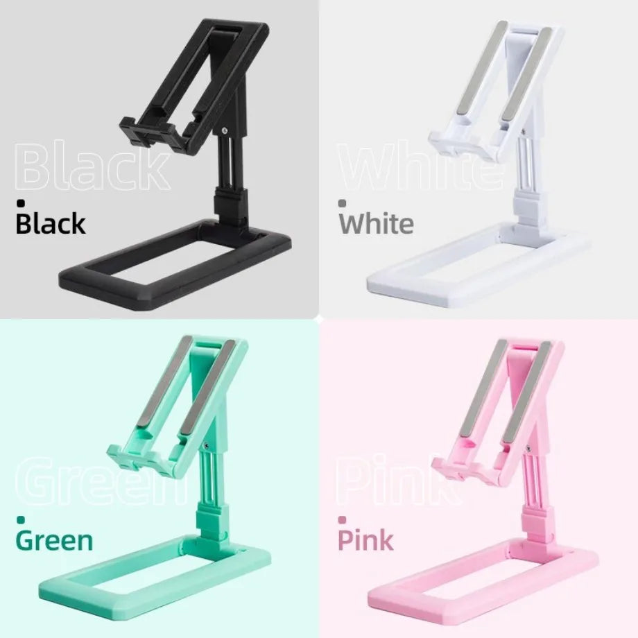 PzzPss Foldable Tablet Phone Holder Desktop Mobile Phone Stand Adjustable Desk Bracket Smartphone Stand For iPad iPhone Samsung - Premium phone holder from Lizard Vigilante - Just $15.99! Shop now at Lizard Vigilante