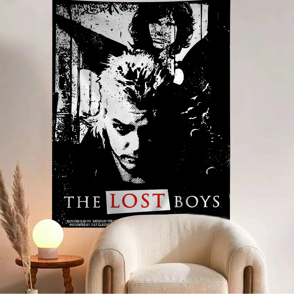 Lost Boys 1987 Movie Hippie Wall Hanging Tapestries Art Science Fiction Room Home Decor Kawaii Room Decor - Premium  from Lizard Vigilante - Just $11.99! Shop now at Lizard Vigilante