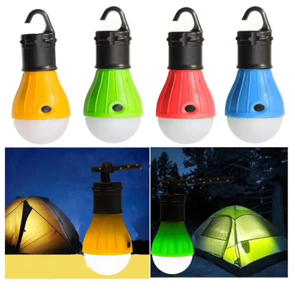 Mini LED Lamp Bulbs Outdoor Camping Light Night Market Lamp Tent Lights Waterproof Emergency Lantern Hanging Lights