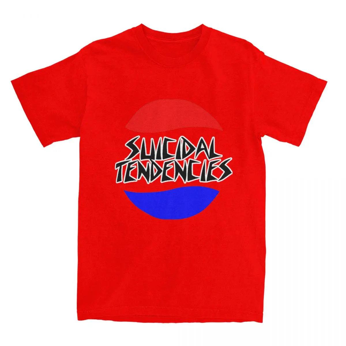 Men Women Rock Suicidal Tendencies Music Heavy Graphic T Shirt Merchandise Vintage 100% Cotton T Shirt Tops Birthday Gift - Premium T-Shirt from Lizard Vigilante - Just $23.99! Shop now at Lizard Vigilante