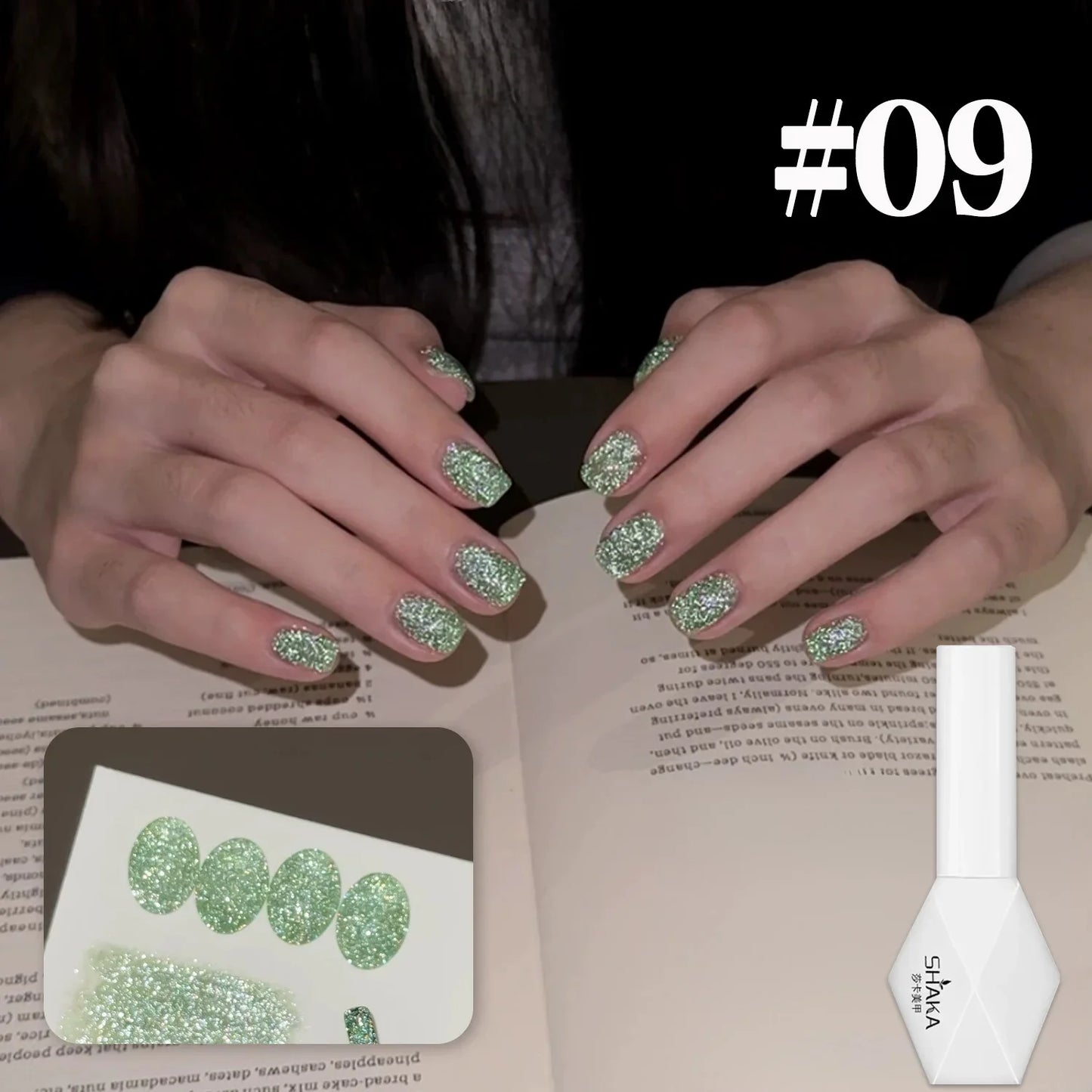 1-12pcs SHAKA Summer Autumn Huayu Xingchen Orange Green Red Gel Nail Polish 2025 New Halloween Versatile Nail Gel