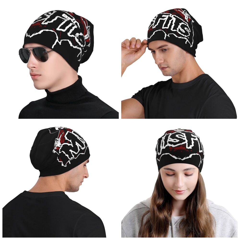 Misfits Horror Punk Rock Knit Beanie – Unisex Winter Skull Cap for Men & Women - Premium beanie from dsers - Just $19.99! Shop now at Lizard Vigilante