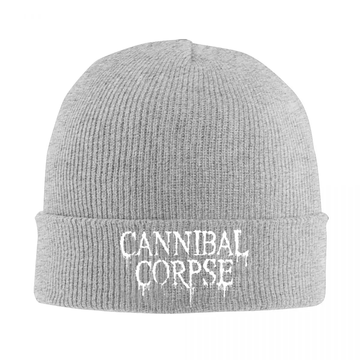 Cannibal Corpse Logo Knit Beanie Hat - Warm Hip Hop Winter Skull Cap for Men & Women - Premium beanie from Lizard Vigilante - Just $21.08! Shop now at Lizard Vigilante