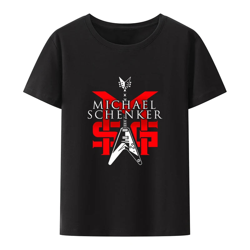 Classic Michael Schenker Group T Shirt Michael Schenker Group Rock Heavy Hard Metal Armed and Ready Rock Bottom Ufo Casual Shirt - Premium t-shirt from Lizard Vigilante - Just $23.49! Shop now at Lizard Vigilante