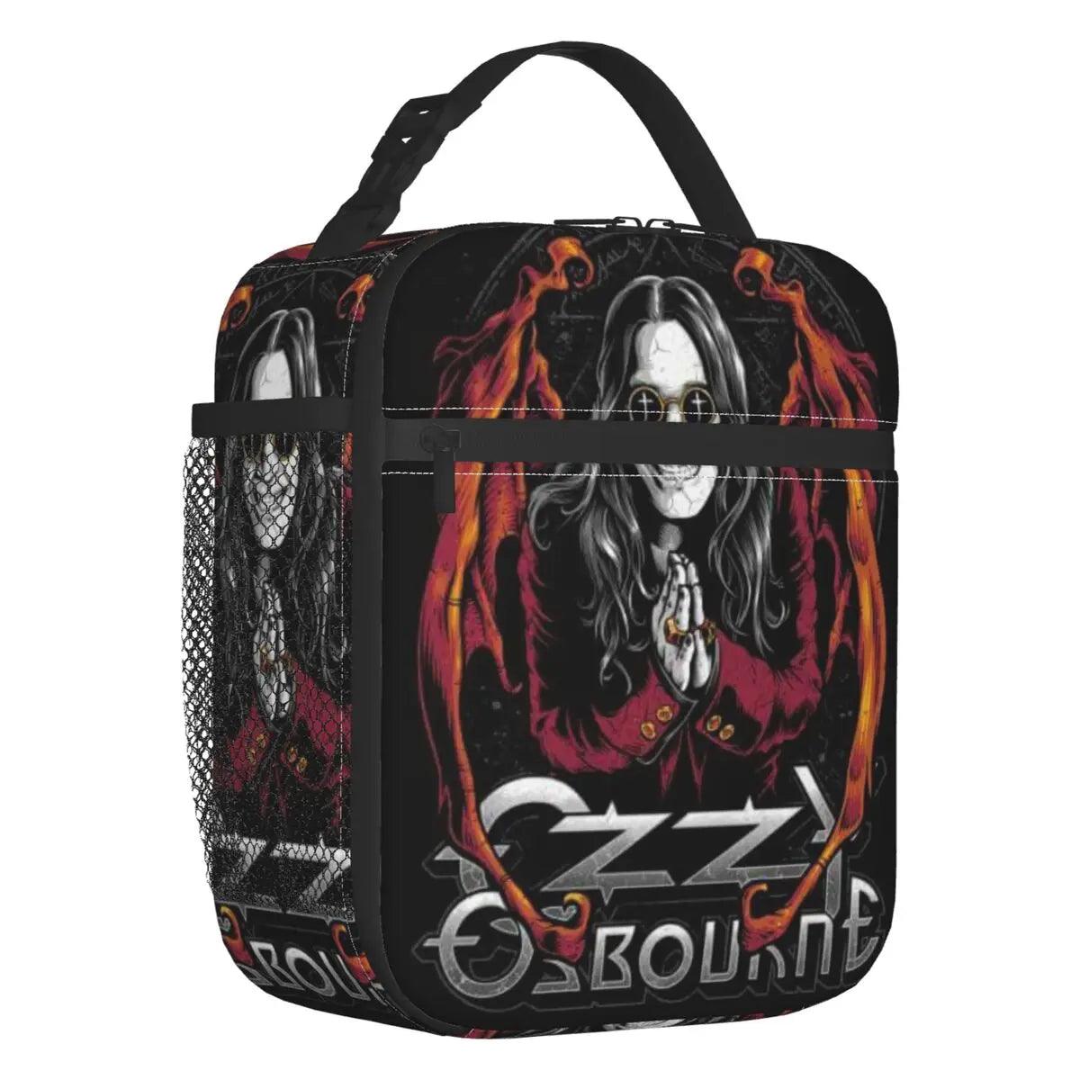 Ozzy Osbourne Heavy Metal Band Rock Lunch Bag Women Thermal Cooler Prince Of Darkness Insulated Lunch Boxes for  School - Premium cooler bag from Lizard Vigilante - Just $21.99! Shop now at Lizard Vigilante