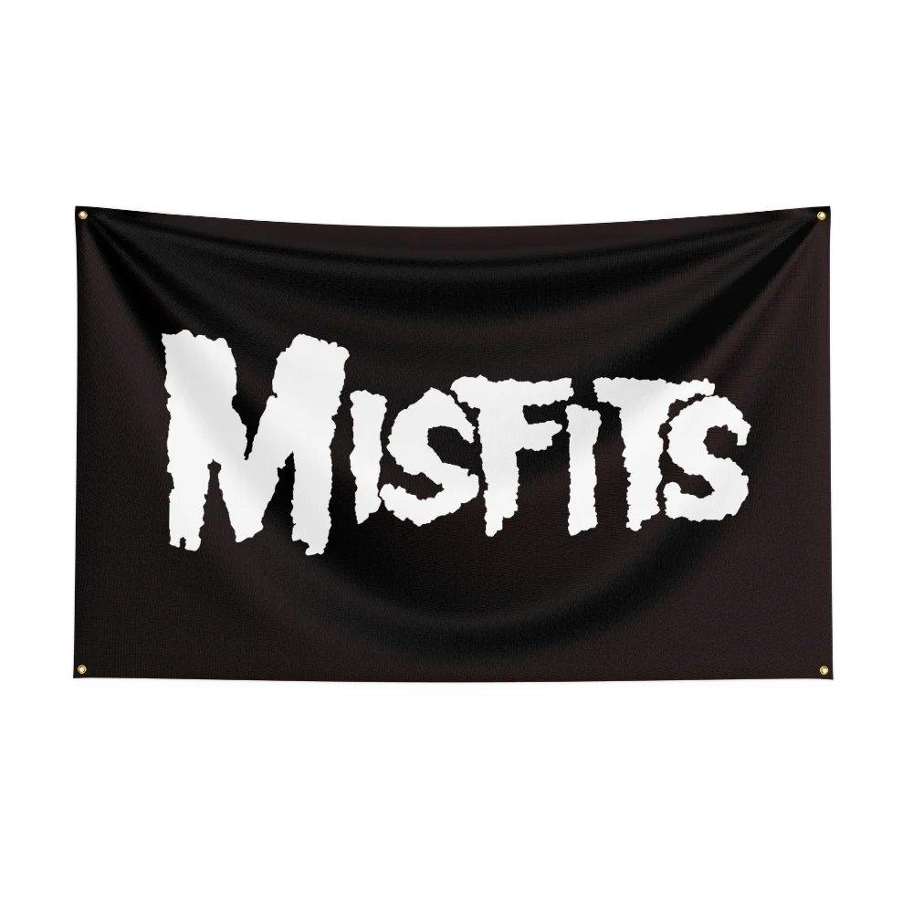 3x5 Ft Punk Band The Misfits Flag – Polyester Digital Printing Banner for Bedroom, Wall Art, Outdoor Tapestry Decoration - Premium flag from Lizard Vigilante - Just $17.99! Shop now at Lizard Vigilante