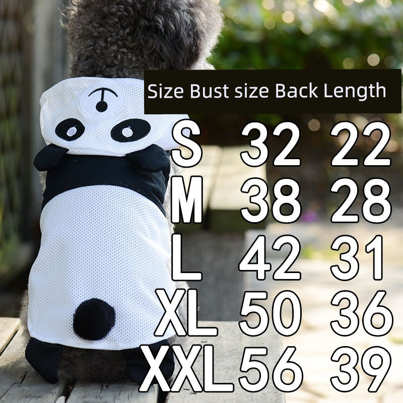 Breathable Summer Teddy Vest - Mickey Panda Pet Costume for Dogs - Premium pet costume from Lizard Vigilante - Just $19.99! Shop now at Lizard Vigilante