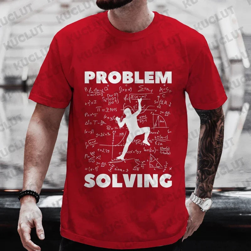Cliff Chaos Problem Solver Street Climber Tee