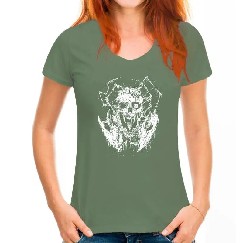 One-Eyed Skull Death Metal T-Shirt – Gothic Rock Band Tee for Men and Women | Casual Black Graphic Tee - Premium T-shirt from Lizard Vigilante - Just $23.88! Shop now at Lizard Vigilante