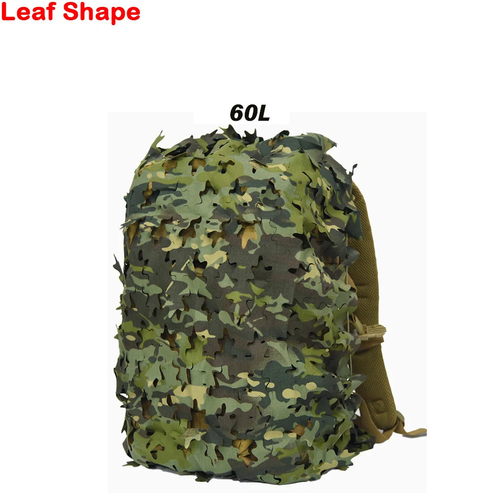 3D Camo Net Backpack Cover - Laser Cut Camouflage for 60L & 80L Packs - Premium backpack cover from Lizard Vigilante - Just $19.99! Shop now at Lizard Vigilante