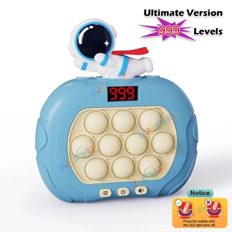 999 Levels Electronic Pop Light Quick Push Game Console - Premium game from Lizard Vigilante - Just $19.88! Shop now at Lizard Vigilante