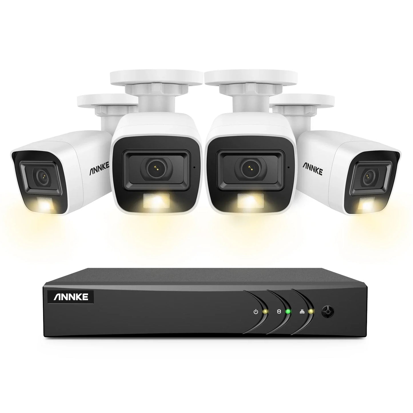 ANNK H.265+ 5MP Lite Ultra HD 8CH DVR CCTV Security System 8PCS Outdoor 5MP EXIR Night Vision Camera  Video Surveillance Kit