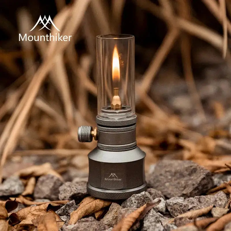 Portable Camping Gas Lamp Mounthiker Candlelight Tent Gas Lamp Home Dinner Decor