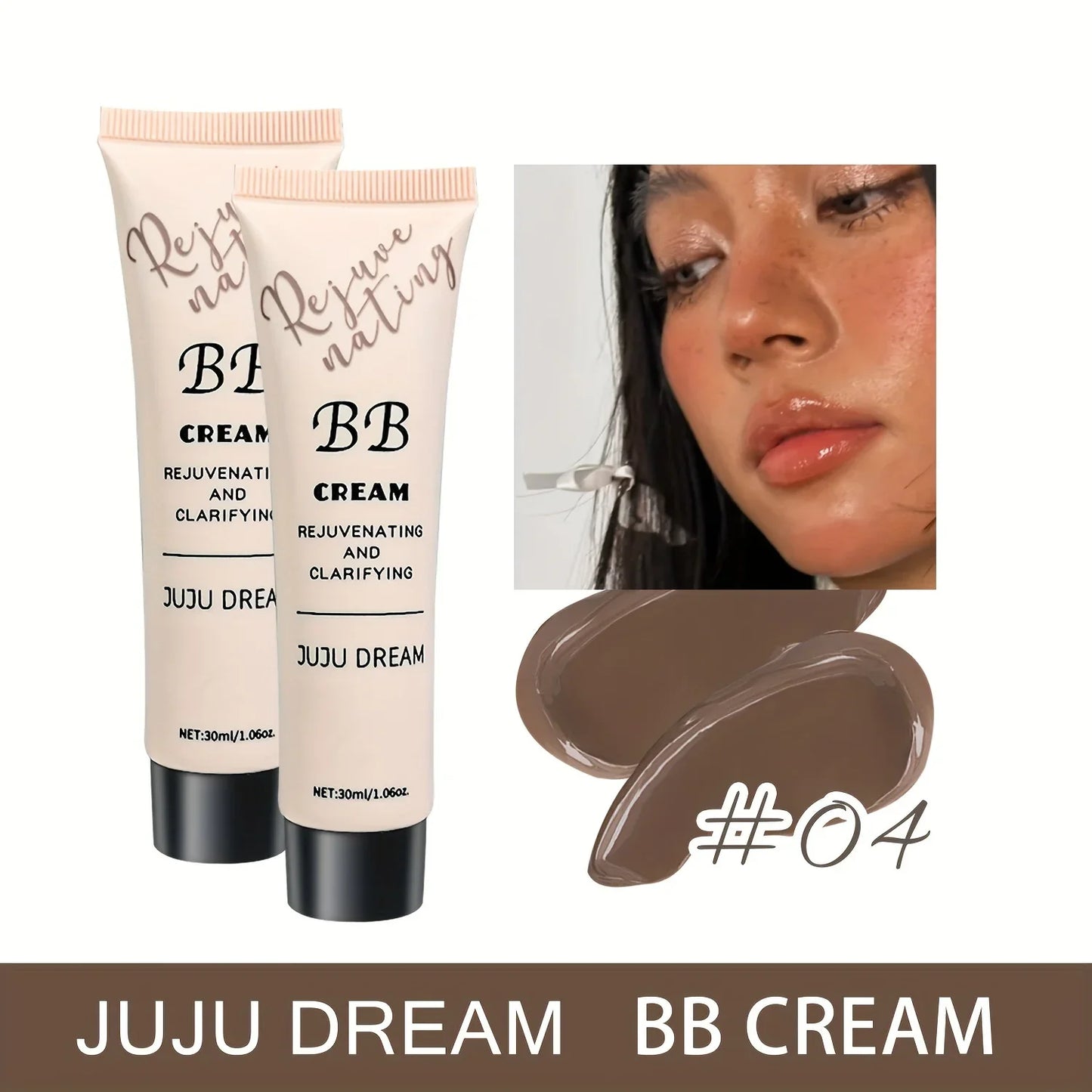 Natural Concealer BB cream, moisturizing & nourishing foundation, waterproof & long-lasting full coverage, suitable for all skin
