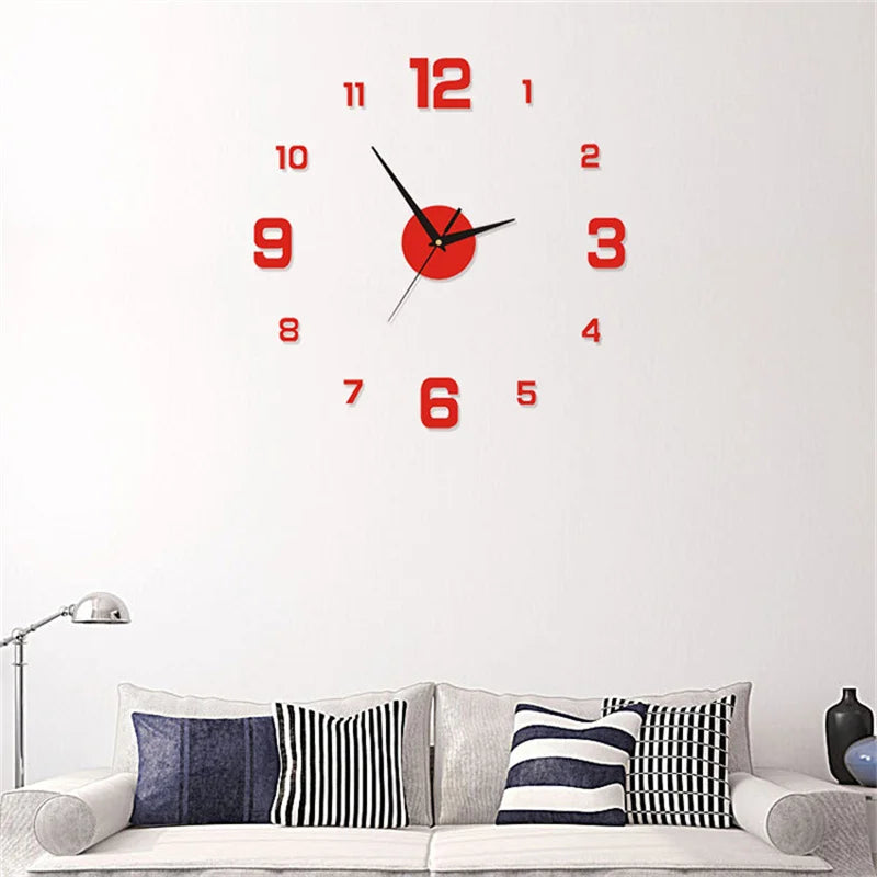 Glow-in-the-Dark Frameless Stereo Digital Wall Clock - A Futuristic Statement Piece for Living Rooms & Offices - Premium clock from dsers - Just $15.99! Shop now at Lizard Vigilante