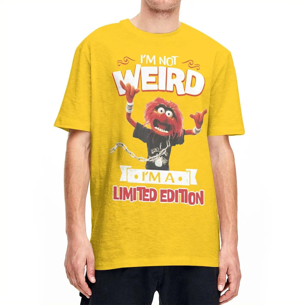 Tee Shirt Muppet Show Animal Rock I'm Not Weird I'm A Limited Edition T Shirts Cotton Hipster T-Shirt Big Size Clothing - Lizard Vigilante