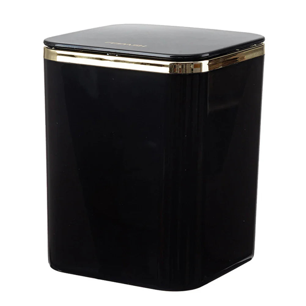 Mini Waste Bins Desktop Garbage Basket Home Table Plastic Trash Can Office Supplies Dustbins Car Portable Sundries Barrel Box