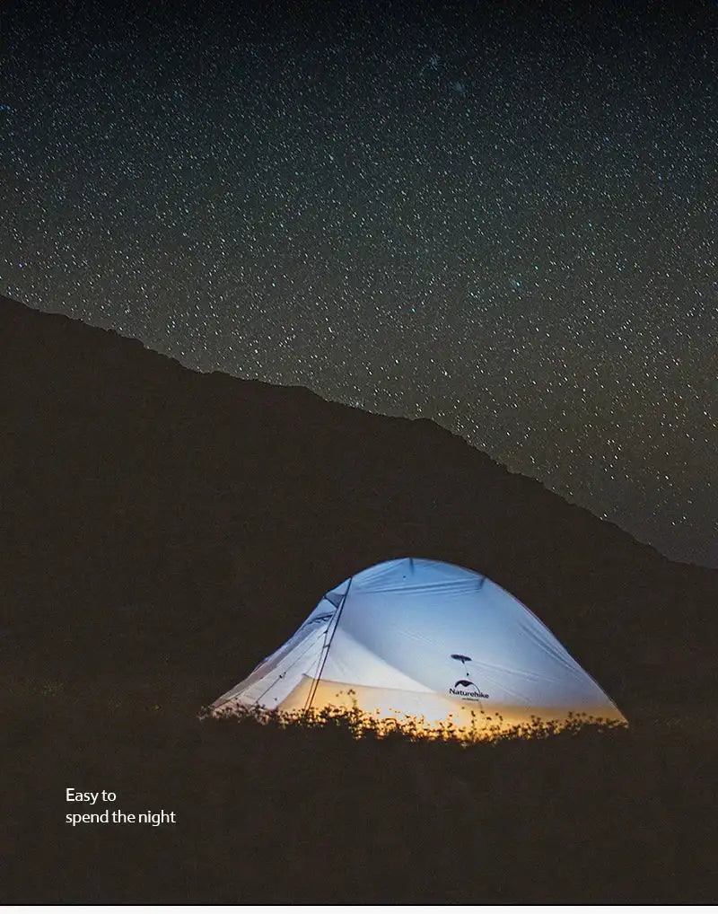 Naturehike Camping Tent Ultralight Portable Cloud Up 2Person 10D Upgraded Folding Backpack Waterproof Tent Travel Beach Tents