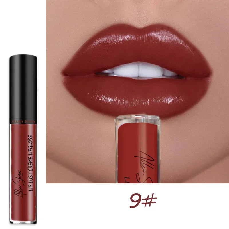 Sexy Women Liquid Lipstick Waterproof Long Lasting Moist Lip Gloss Tint Colorful Lipgloss Women Makeup maquiagem