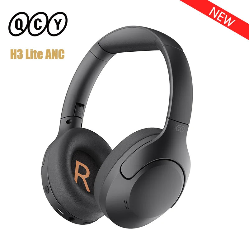 QCY H3 Lite ANC Wireless Headphones – Bluetooth 5.3, 40mm Drivers, Active Noise Cancelling, 60-Hour Battery Life - Premium headphones from Lizard Vigilante - Just $62.99! Shop now at Lizard Vigilante