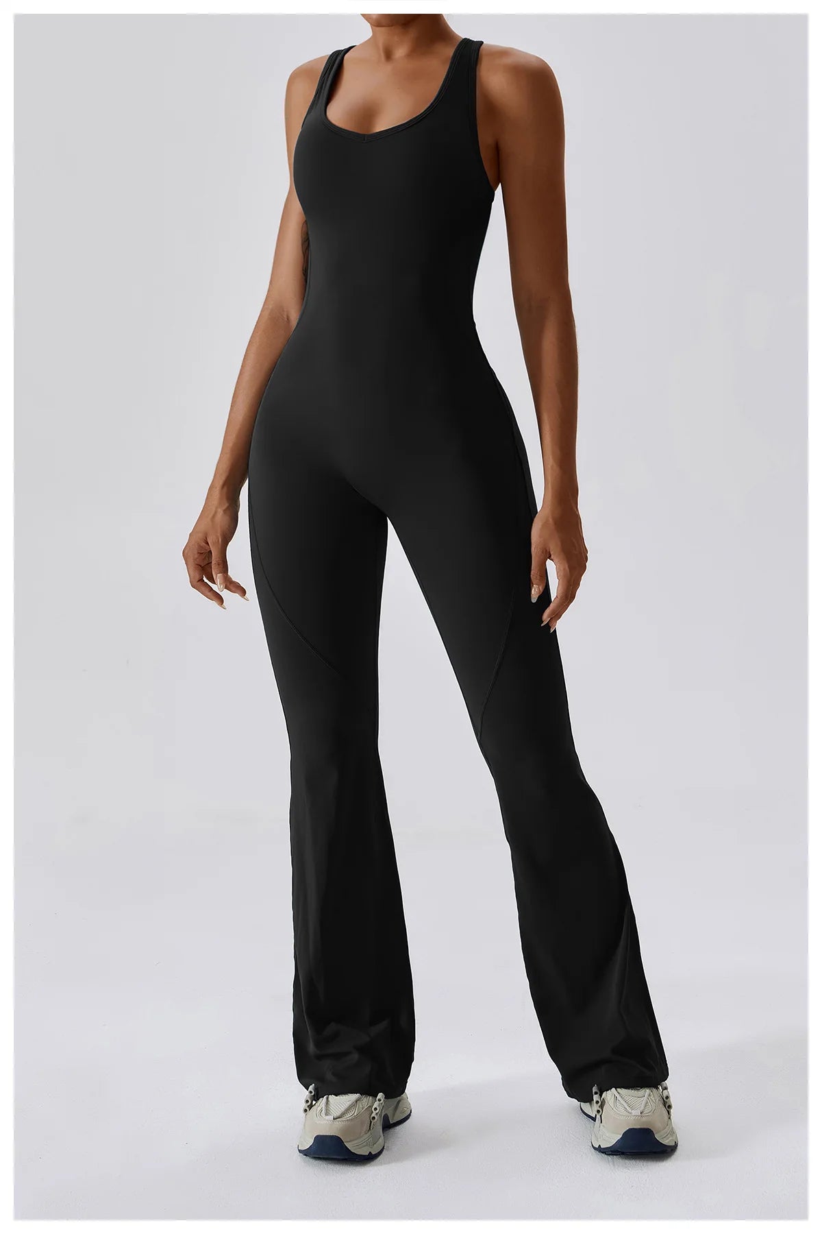 Sexy Back V Jumpsuit Gym Set Women Training Yoga Suit Sportswear Women Sports Jumpsuit Fitness Rompers Stretch Workout Bodysuits - Premium  from Lizard Vigilante - Just $36.99! Shop now at Lizard Vigilante