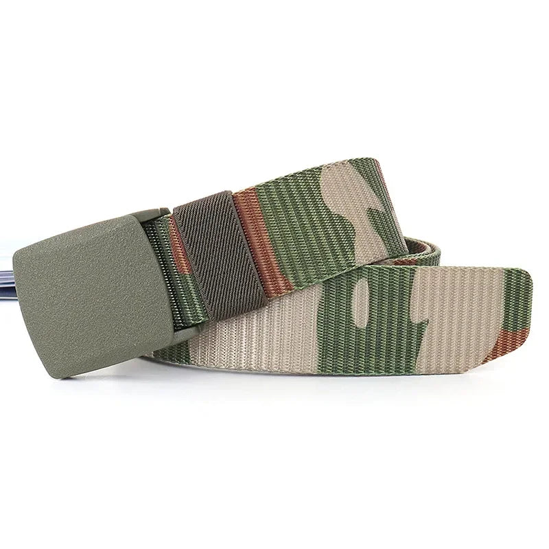 NICSEEYOU Casual Camo Belts - Versatile Fabric Belts for Men and Women - Premium belt from Lizard Vigilante - Just $15.88! Shop now at Lizard Vigilante