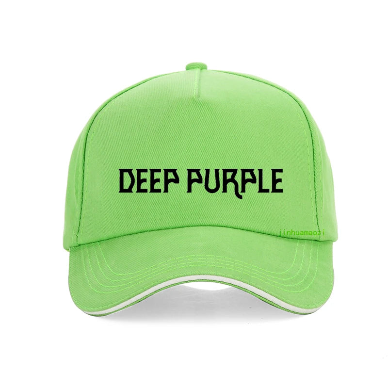 Smoke on the Water: Deep Purple Baseball Cap - Premium baseball cap from Lizard Vigilante - Just $23.88! Shop now at Lizard Vigilante