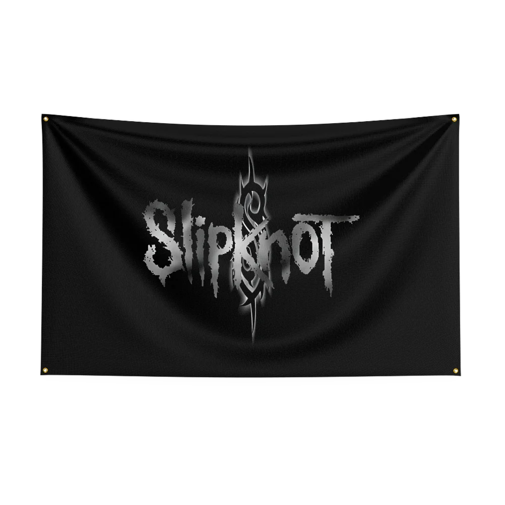 Slipknot Rock Band Flag – 3x5 FT Polyester Indoor & Outdoor Banner for Home, Garage, Room, or Wall Decor - Premium  from Lizard Vigilante - Just $17.99! Shop now at Lizard Vigilante