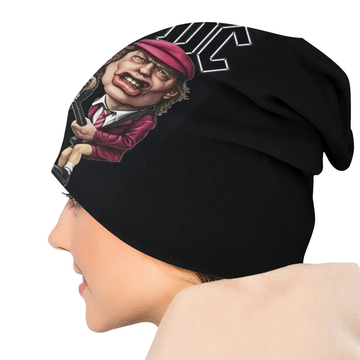 Australian Band Star AC/DC Beanies Caps - Unisex Outdoor Winter Warm Knit Hat - Premium beanie from Lizard Vigilante - Just $23.88! Shop now at Lizard Vigilante